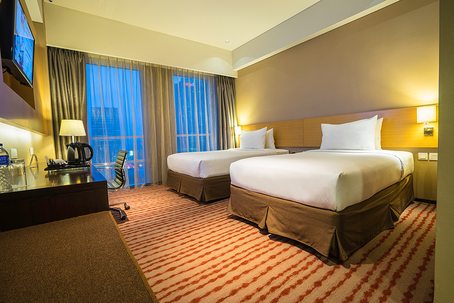 Deluxe twin bed room (Smoking/non smoking room available)